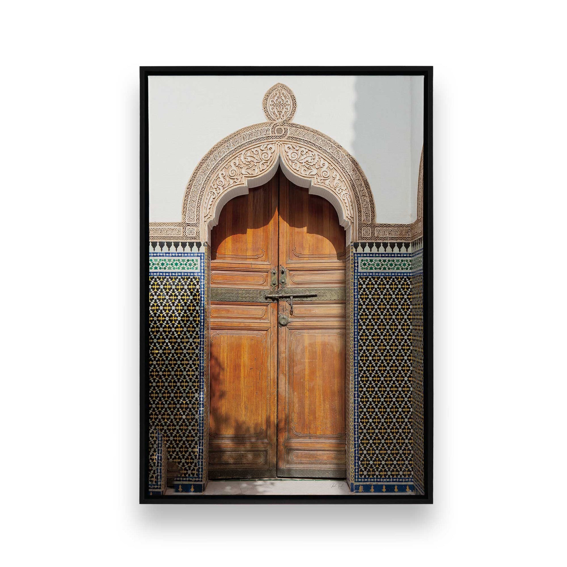 [Color:Satin Black], Picture of art in a Satin Black frame