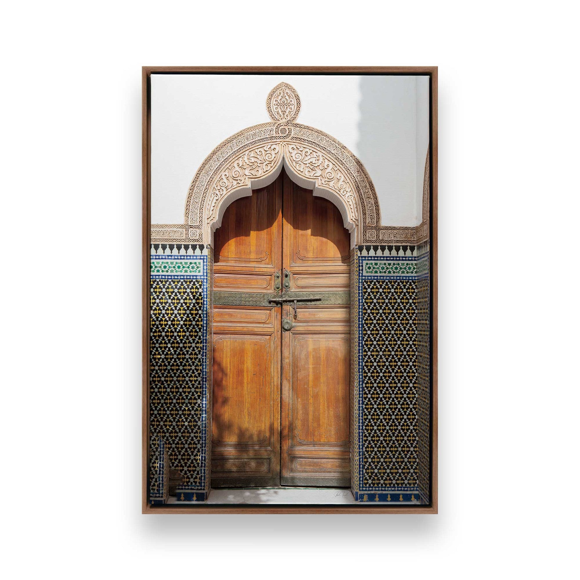 [Color:Walnut], Picture of art in a Walnut frame