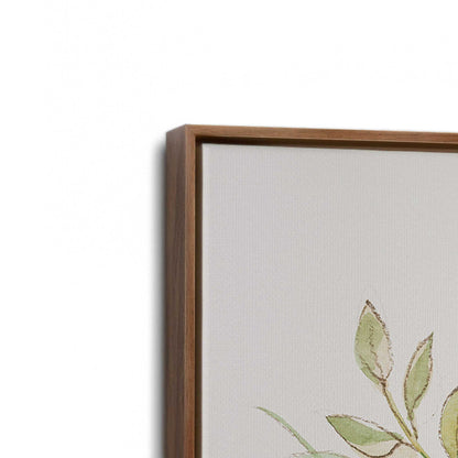 [Color:Walnut], Picture of art in a Walnut frame at an angle