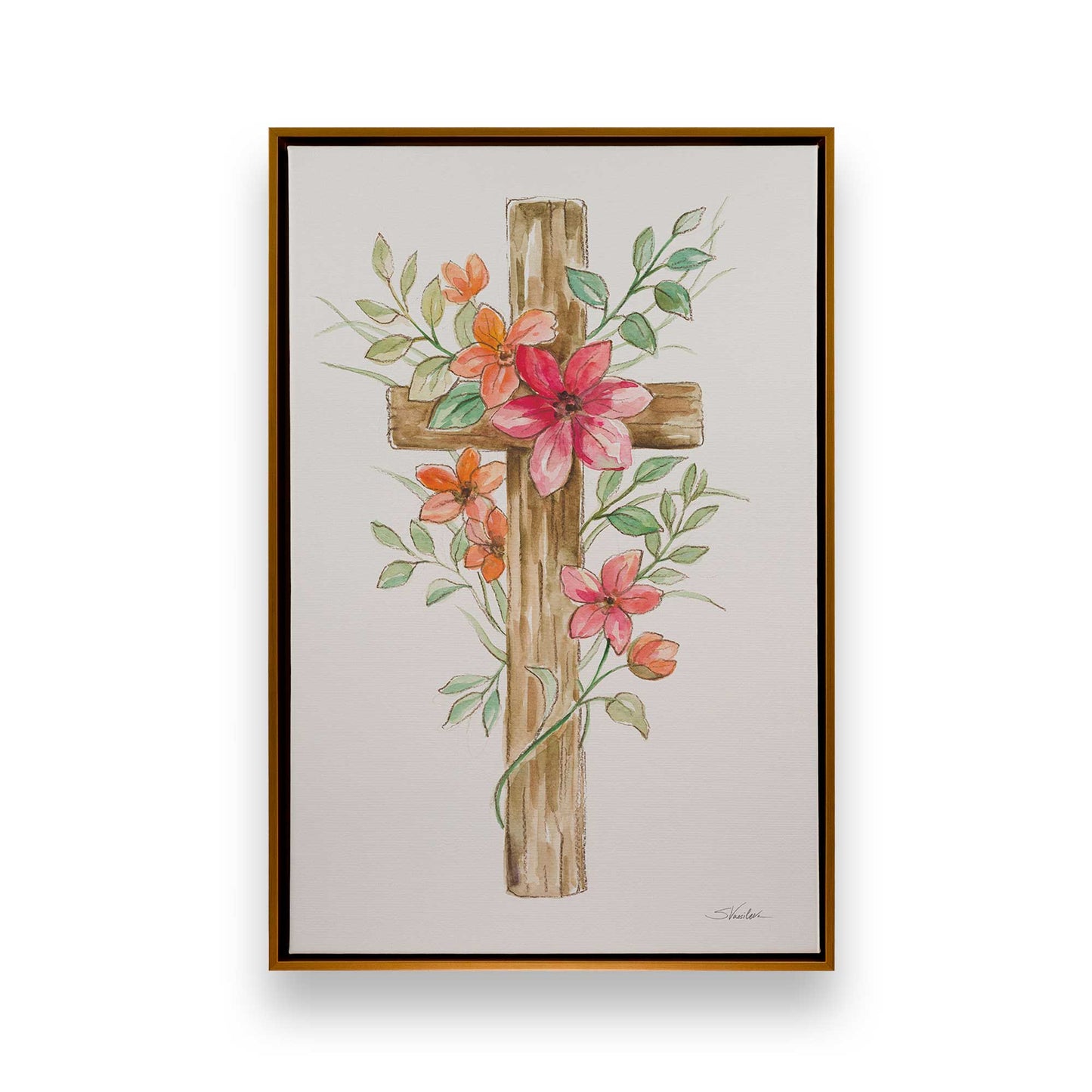 [Color:Polished Gold], Picture of art in a Polished Gold frame