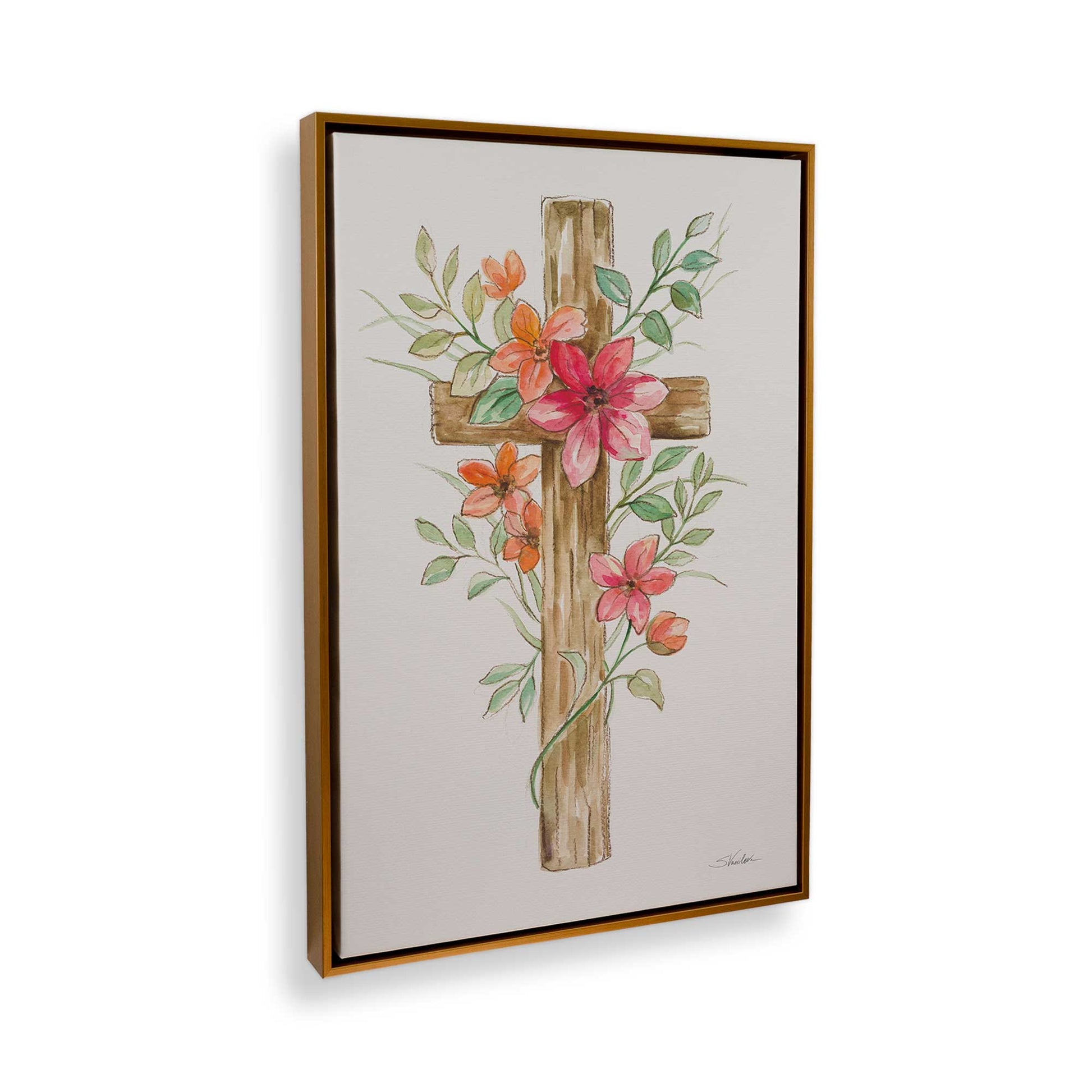 [Color:Polished Gold], Picture of the corner of the art