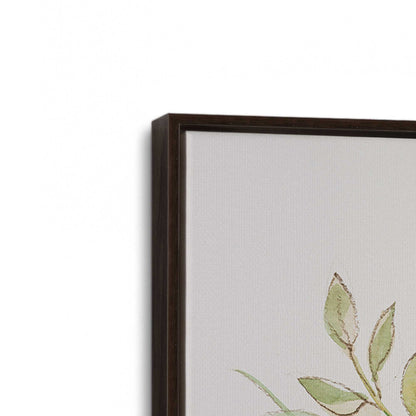 [Color:Espresso], Picture of art in a Espresso frame at an angle