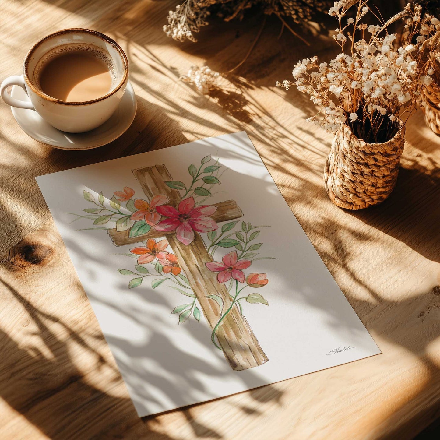 [Color:Rolled Print], Picture of close up of art
