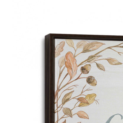 [Color:Espresso], Picture of art in a Espresso frame at an angle