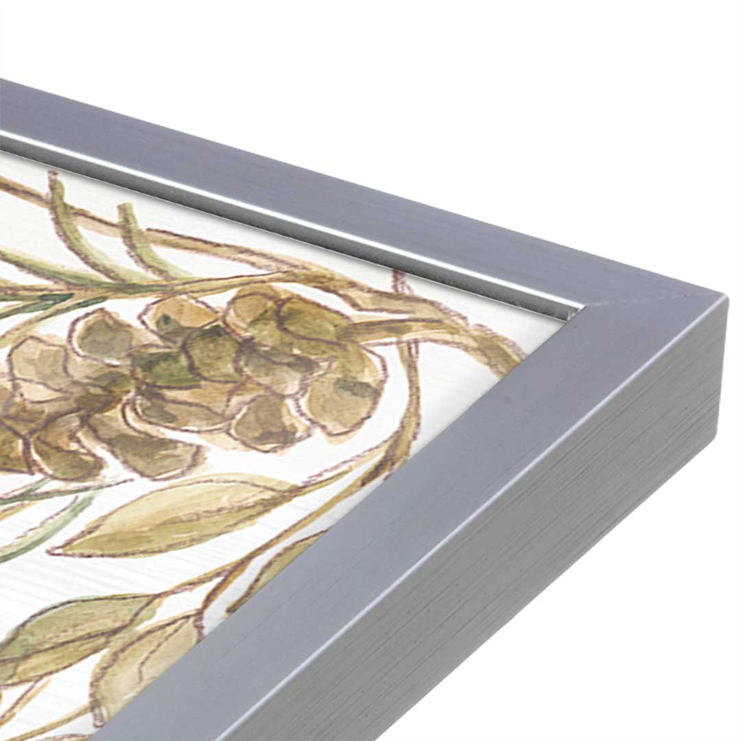 [Color:Polished Chrome], Picture of art in a Polished Chrome frame at an angle