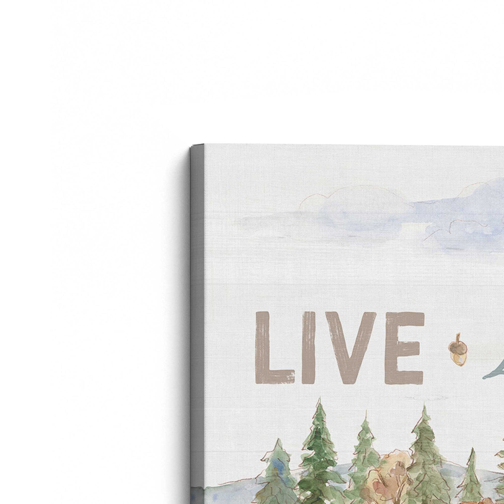 [Color:Stretched Canvas], Picture of the corner of the art