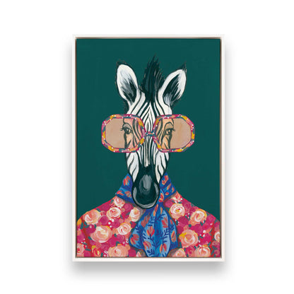 [Color:Opaque White], Picture of art in a White frame