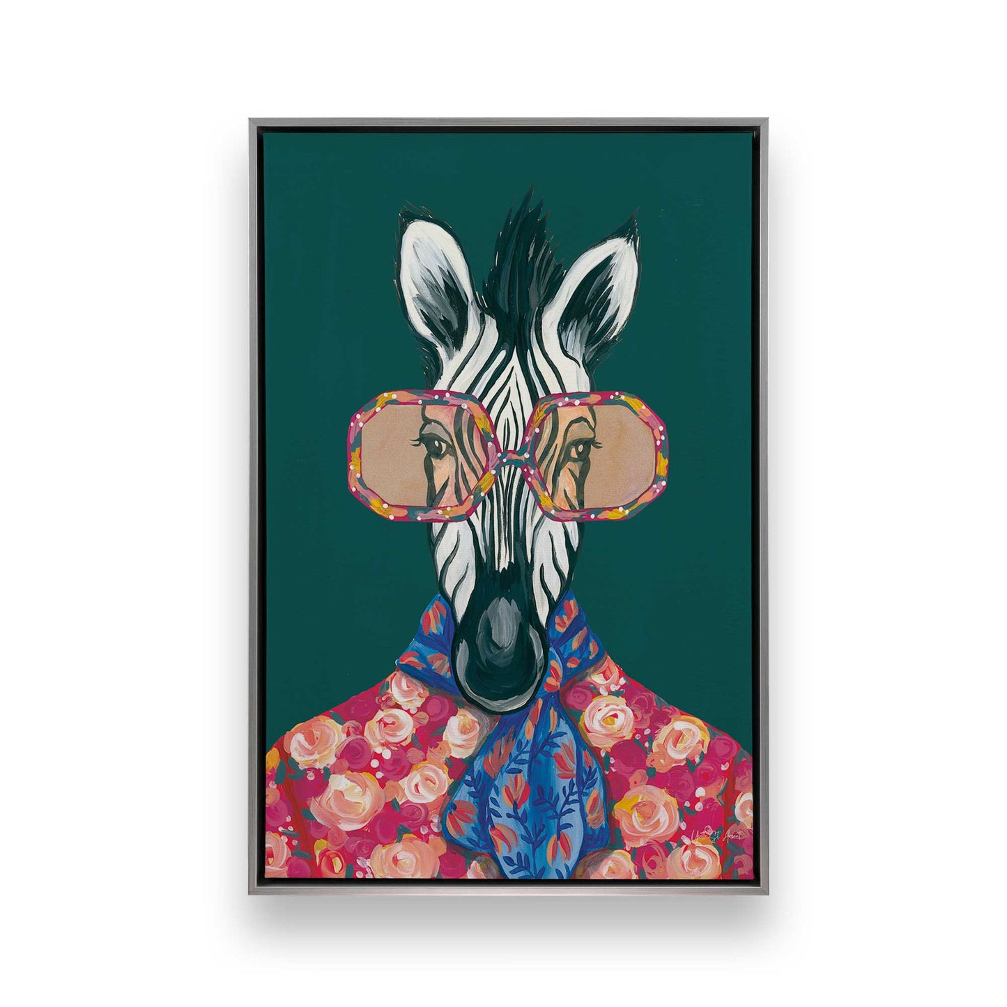 [Color:Polished Chrome], Picture of art in a Polished Chrome frame