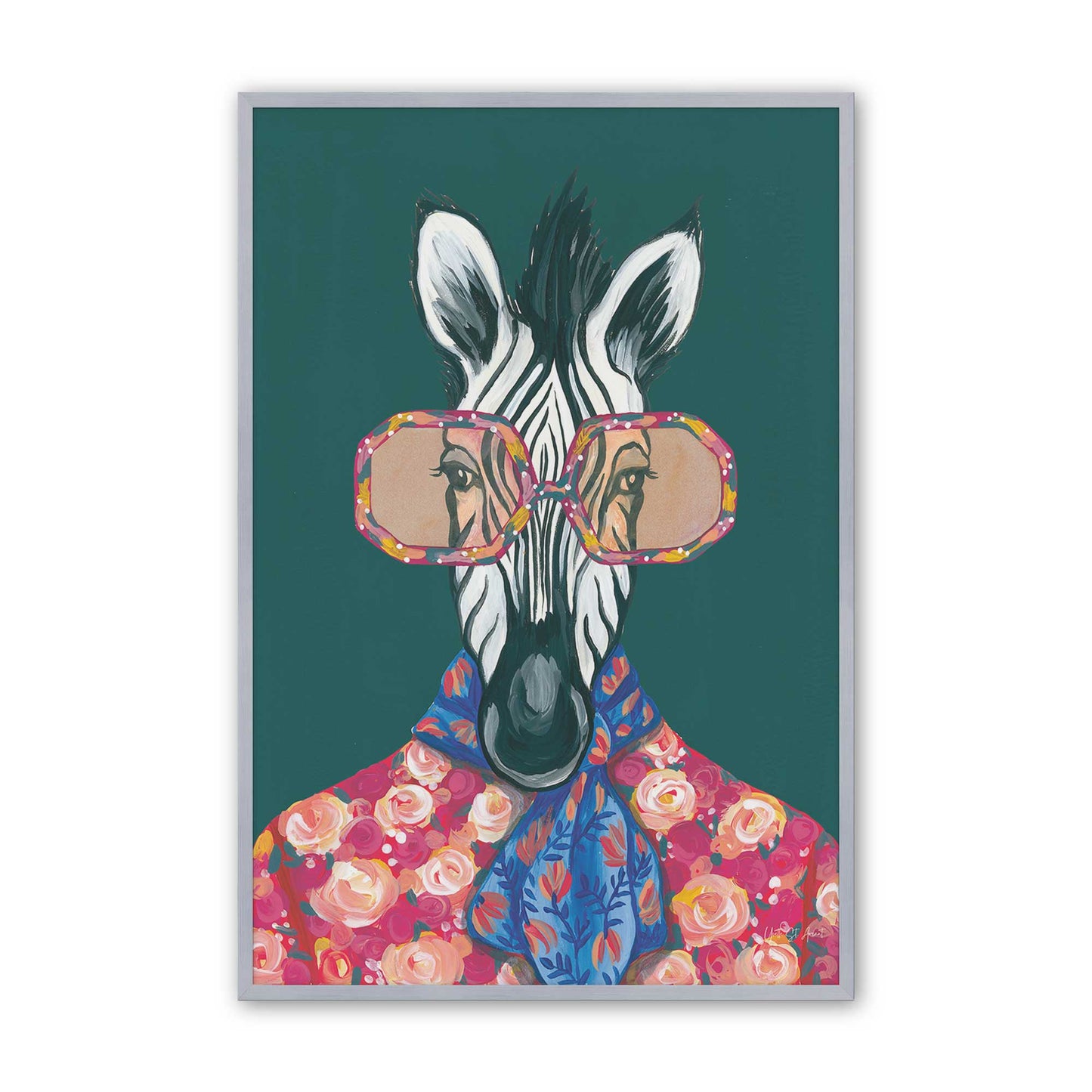 [Color:Polished Chrome], Picture of art in a Polished Chrome frame