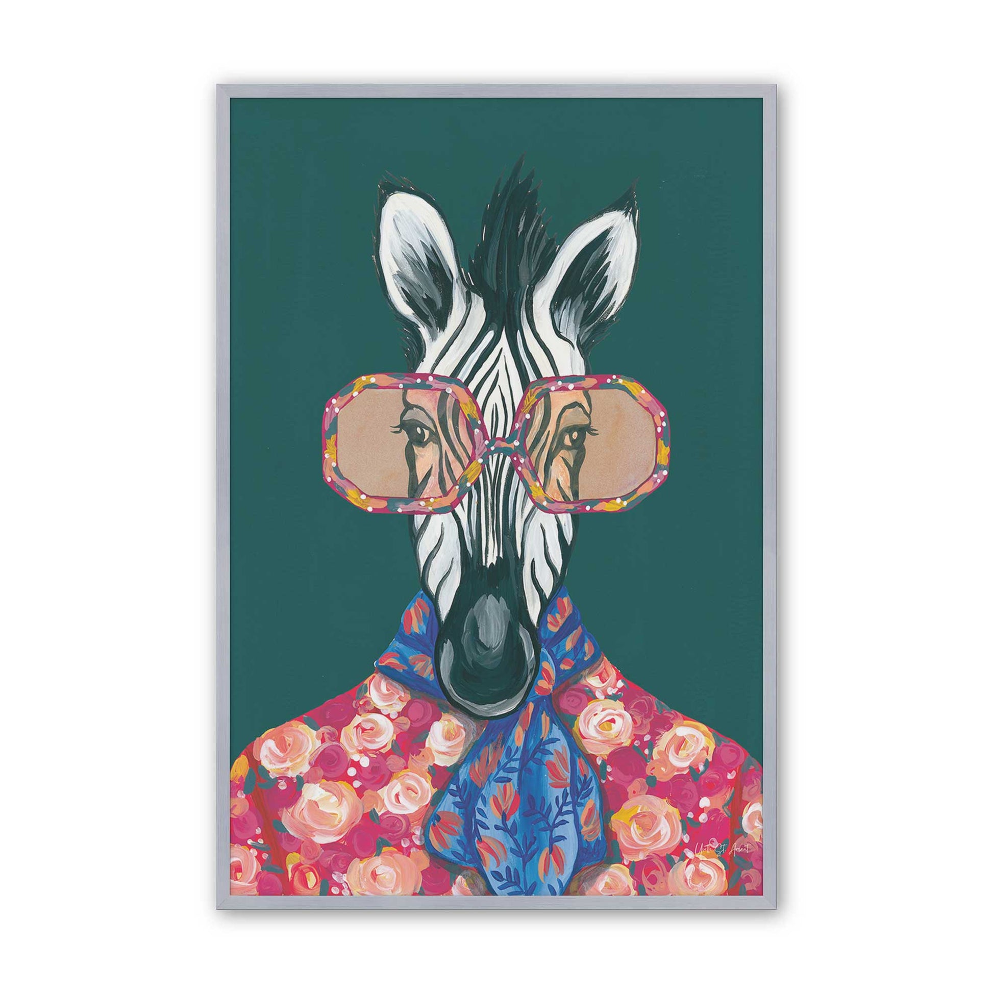 [Color:Polished Chrome], Picture of art in a Polished Chrome frame