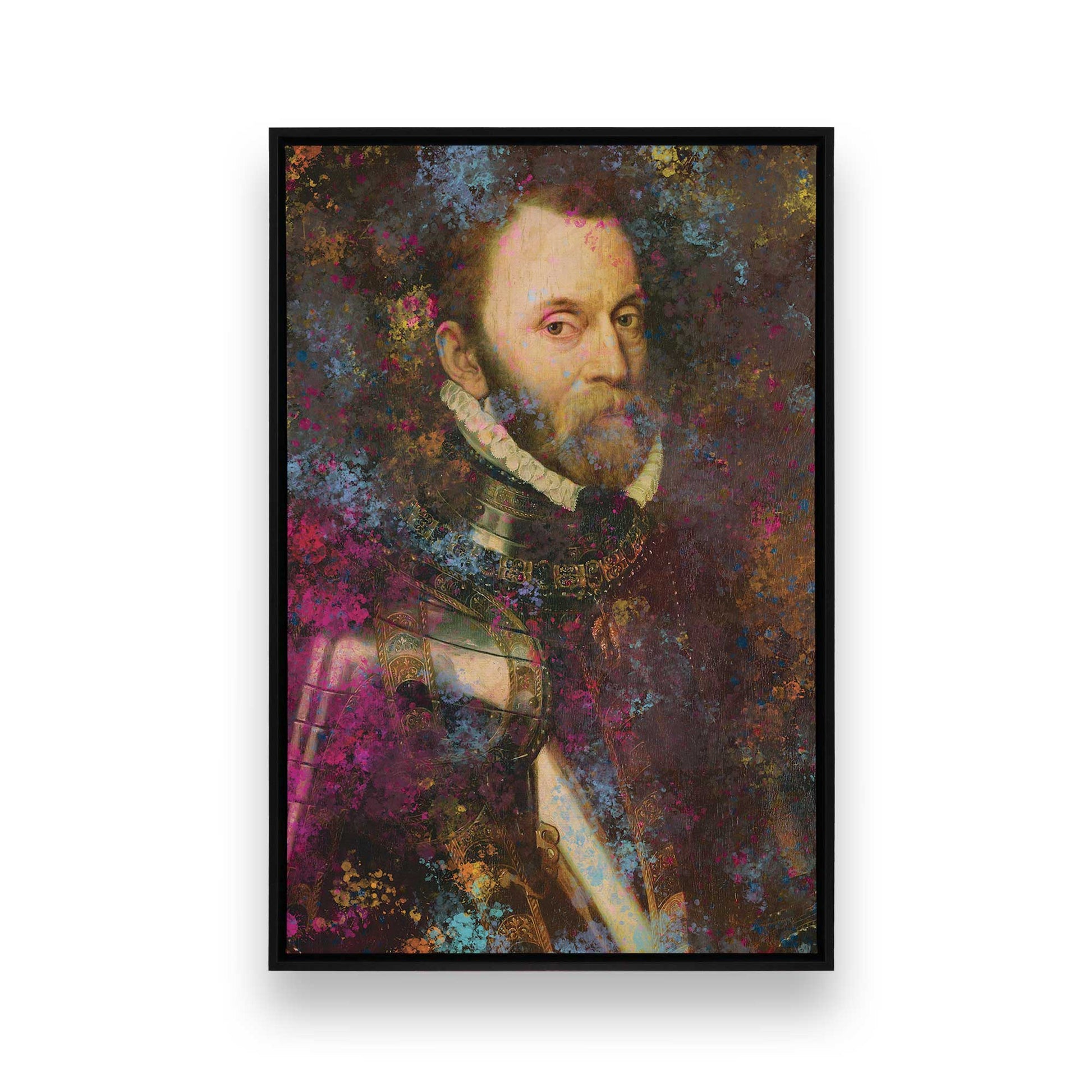 [Color:Satin Black], Picture of art in a Satin Black frame