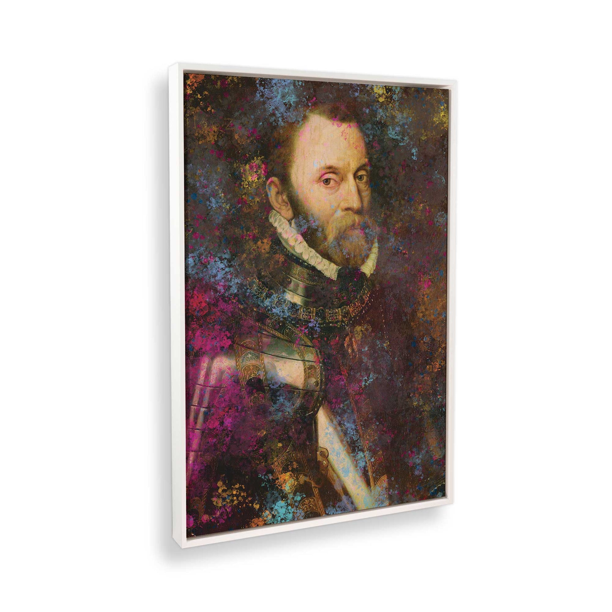 [Color:Opaque White], Picture of the corner of the art