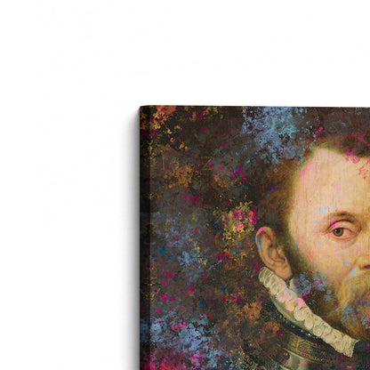 [Color:Stretched Canvas], Picture of the corner of the art