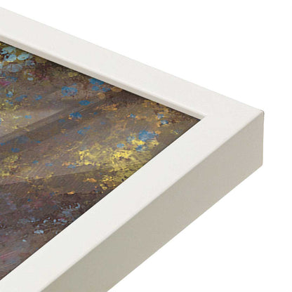 [Color:Opaque White], Picture of art in a Opaque White frame at an angle
