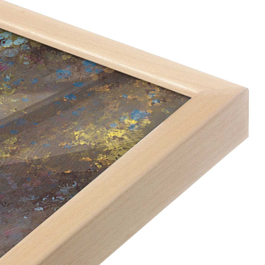 [Color:Raw Maple], Picture of art in a Raw Maple frame at an angle