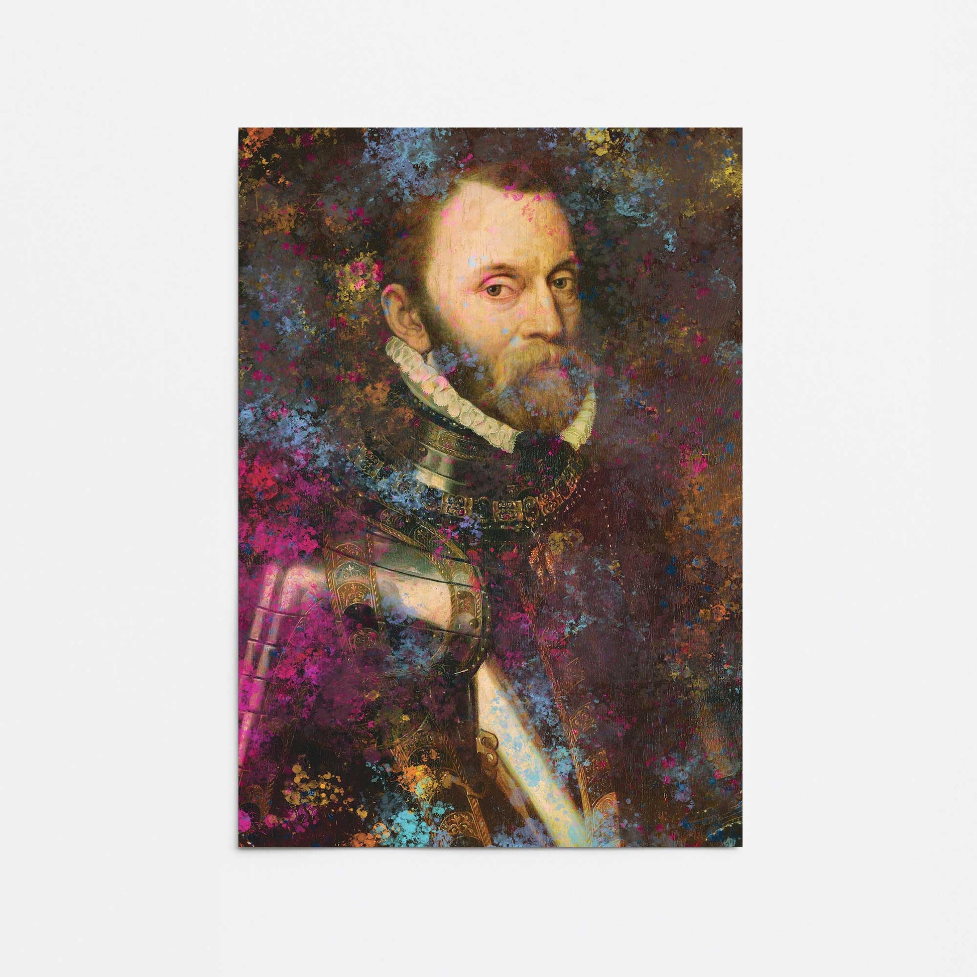 [Color:Rolled Print], Picture of close up of art