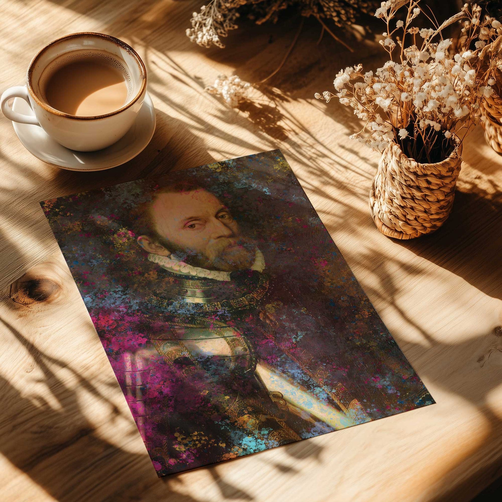 [Color:Rolled Print], Picture of close up of art