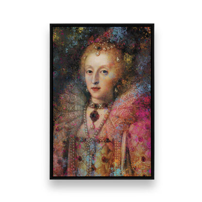[Color:Satin Black], Picture of art in a Satin Black frame