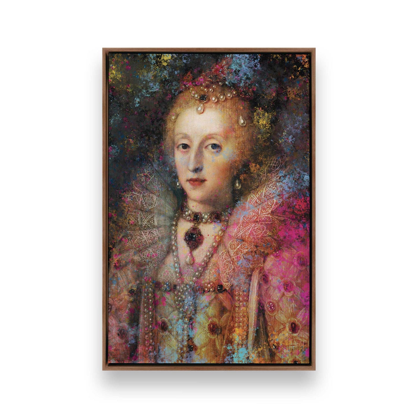 [Color:Walnut], Picture of art in a Walnut frame