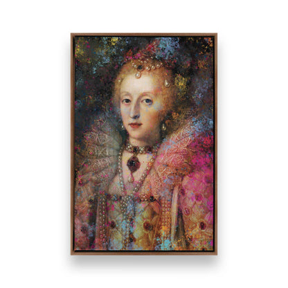 [Color:Walnut], Picture of art in a Walnut frame