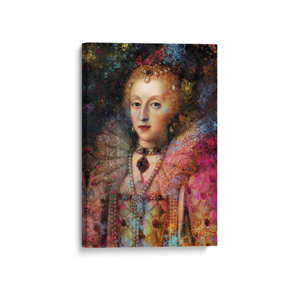 [Color:Stretched Canvas], Picture of art at an angle