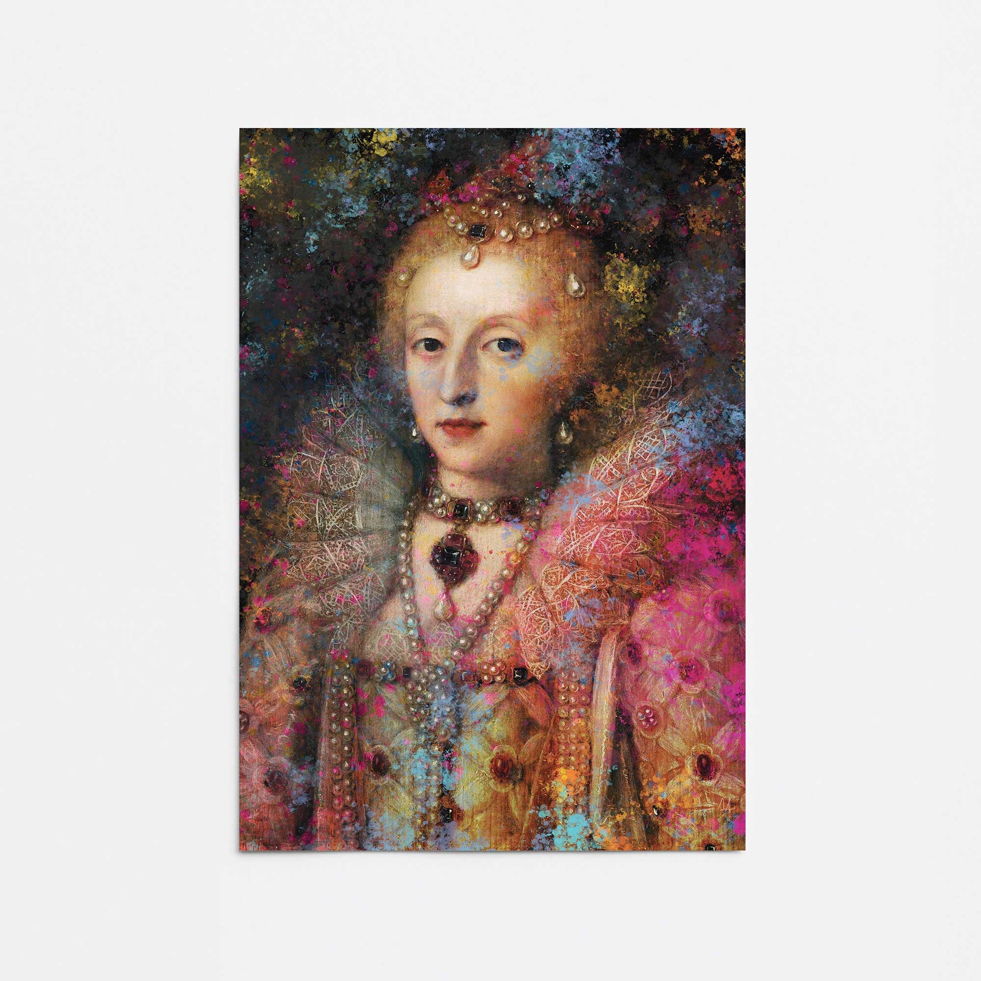 [Color:Rolled Print], Picture of close up of art