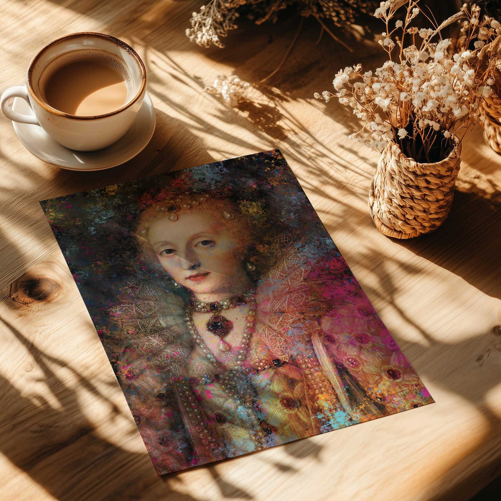 [Color:Rolled Print], Picture of close up of art