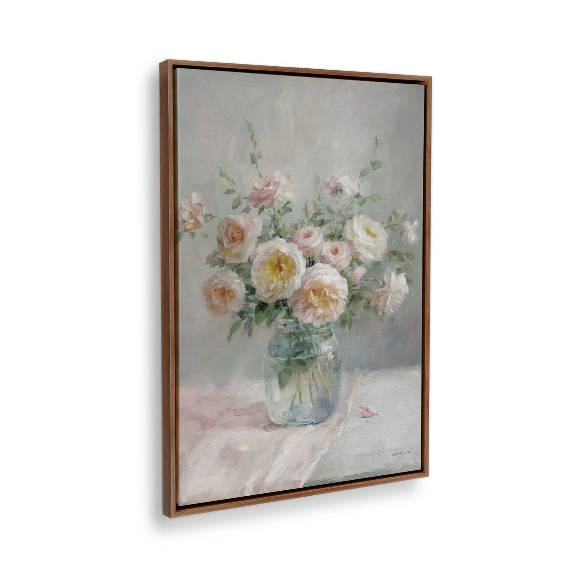 [Color:Walnut], Picture of the corner of the art