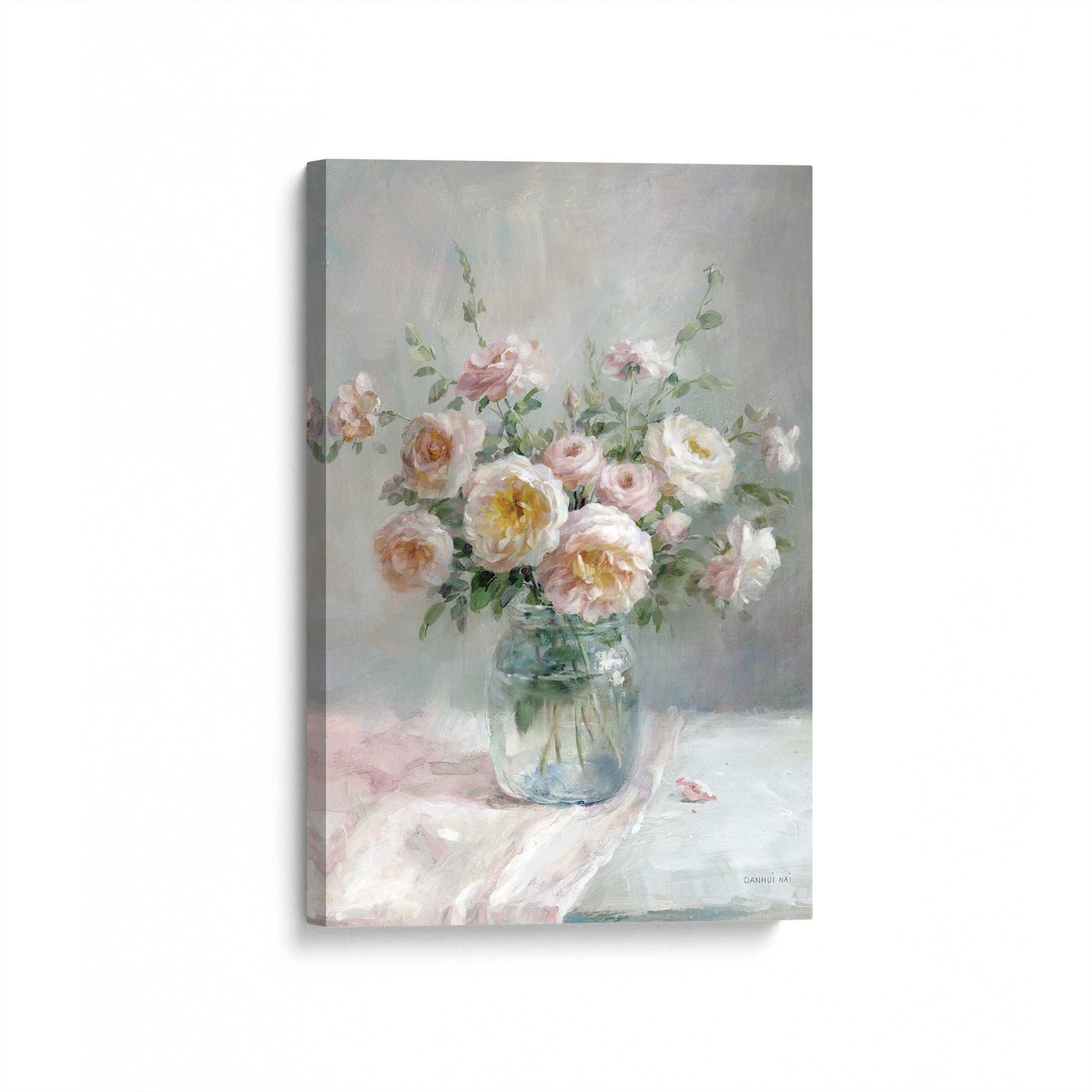 [Color:Stretched Canvas], Picture of art at an angle