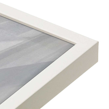[Color:Opaque White], Picture of art in a Opaque White frame at an angle