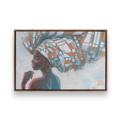 [Color:Walnut], Picture of art in a Walnut frame