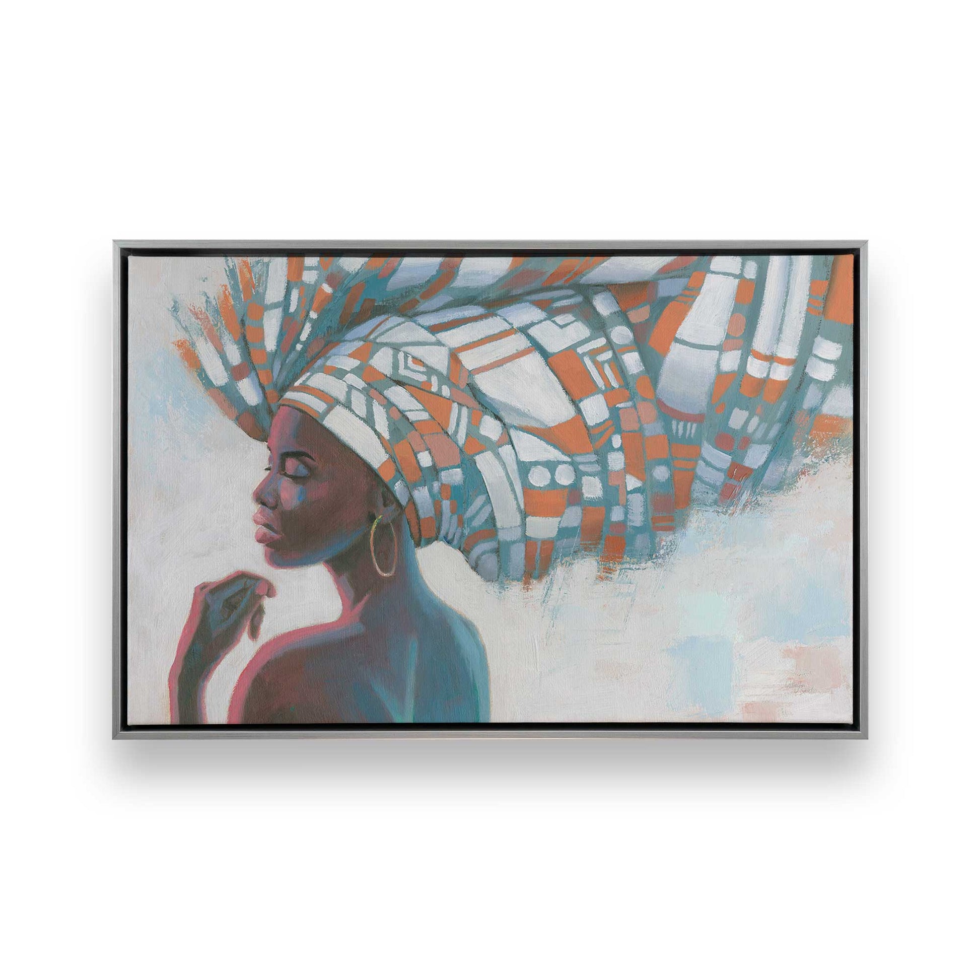 [Color:Polished Chrome], Picture of art in a Polished Chrome frame