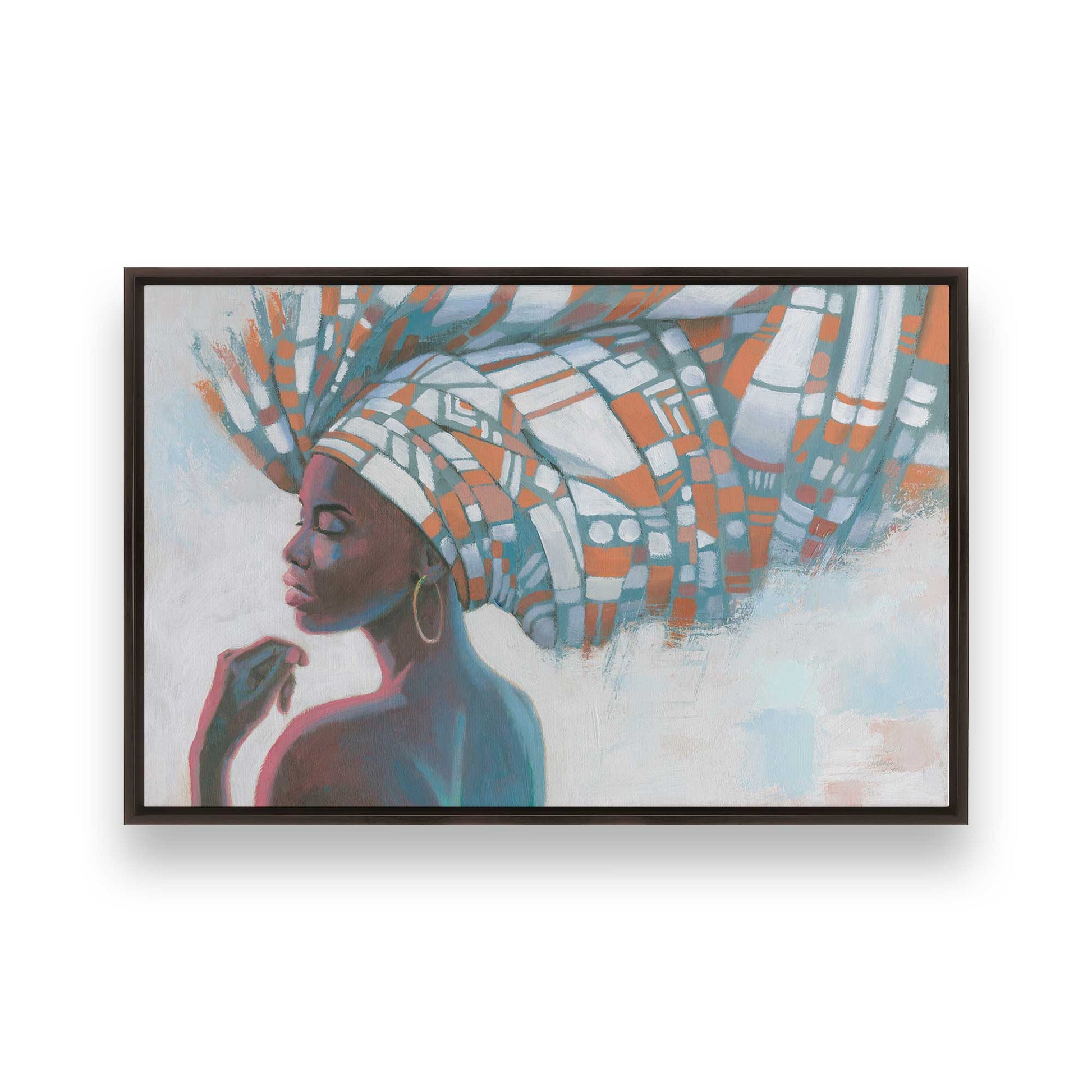 [Color:Espresso], Picture of art in a Espresso frame