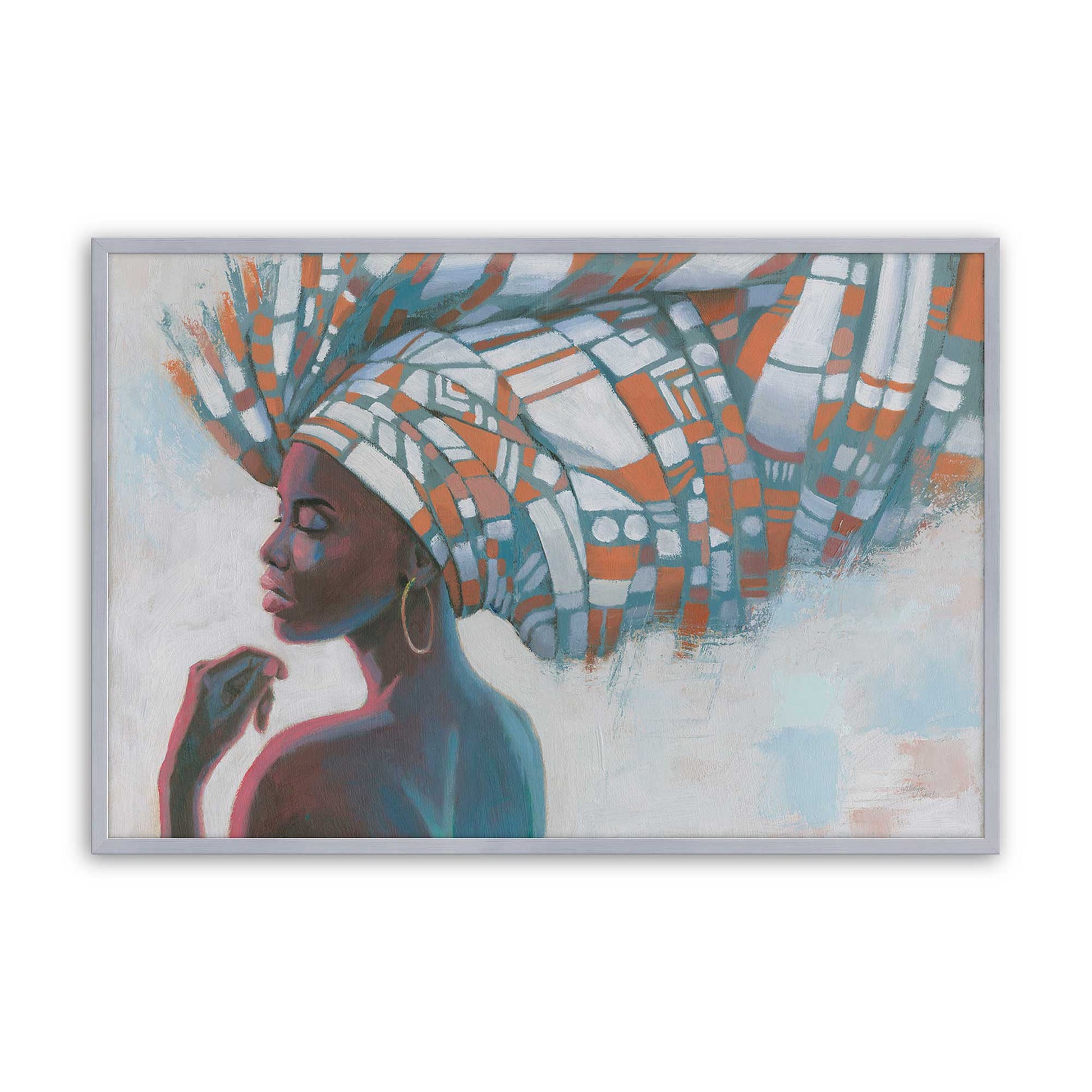 [Color:Polished Chrome], Picture of art in a Polished Chrome frame