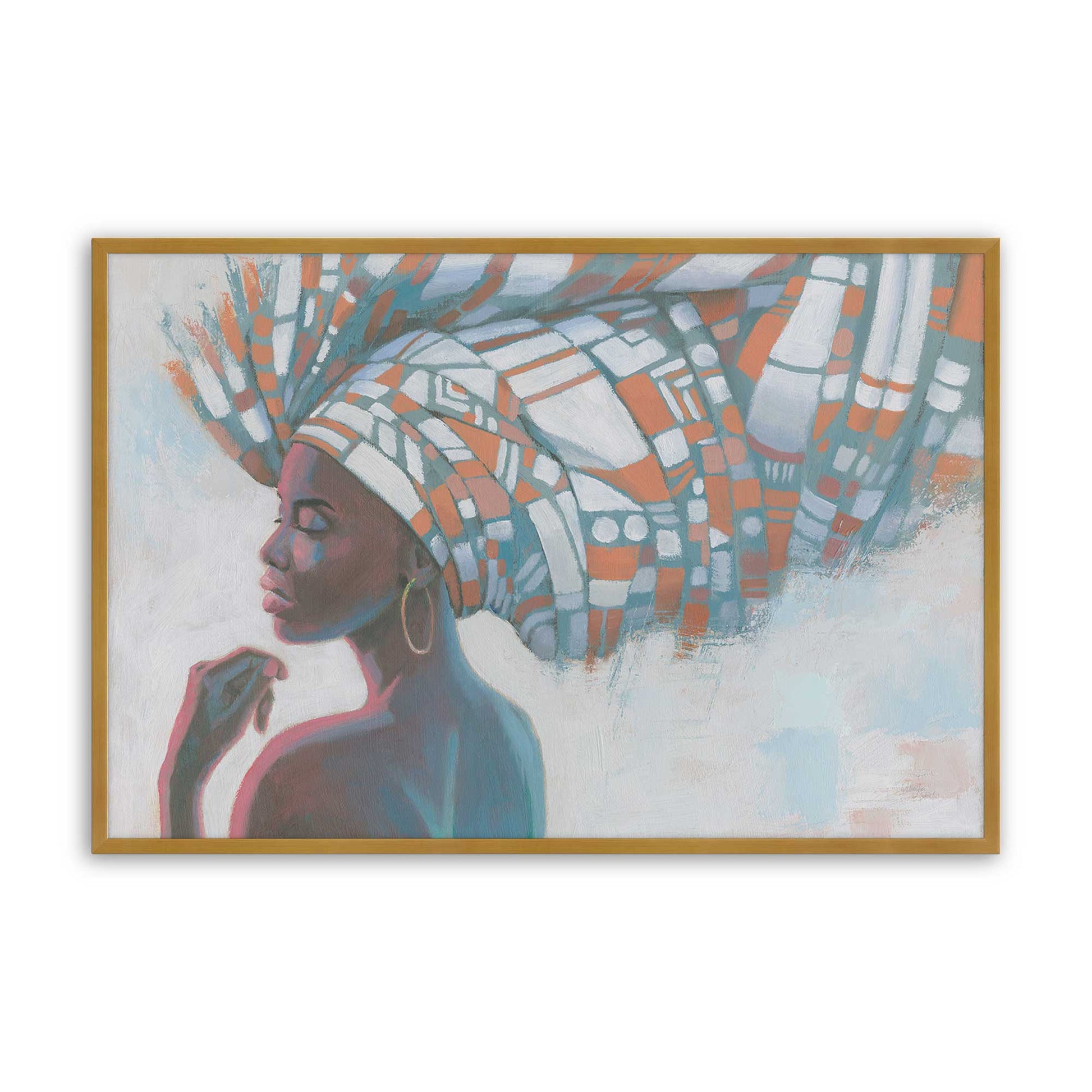 [Color:Polished Gold], Picture of art in a Polished Gold frame