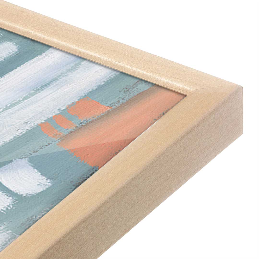 [Color:Raw Maple], Picture of art in a Raw Maple frame at an angle