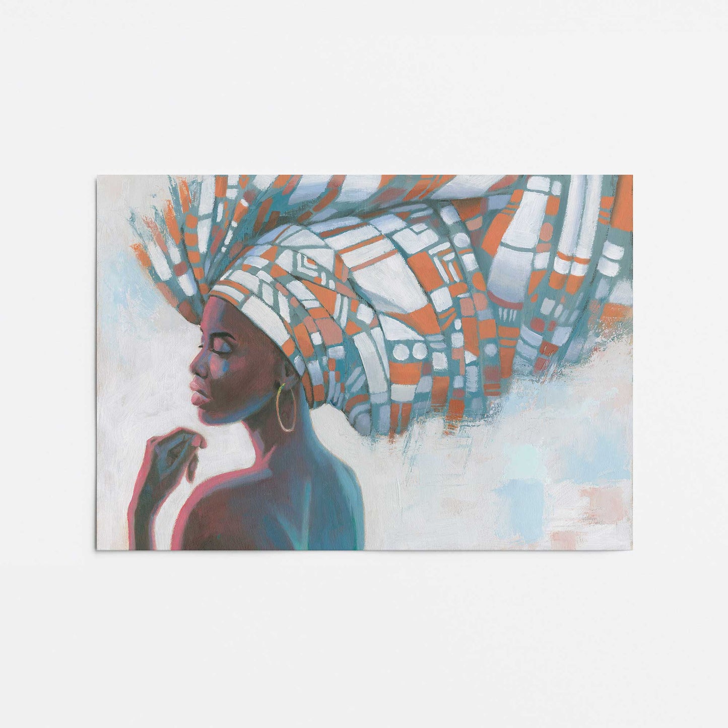 [Color:Rolled Print], Picture of close up of art