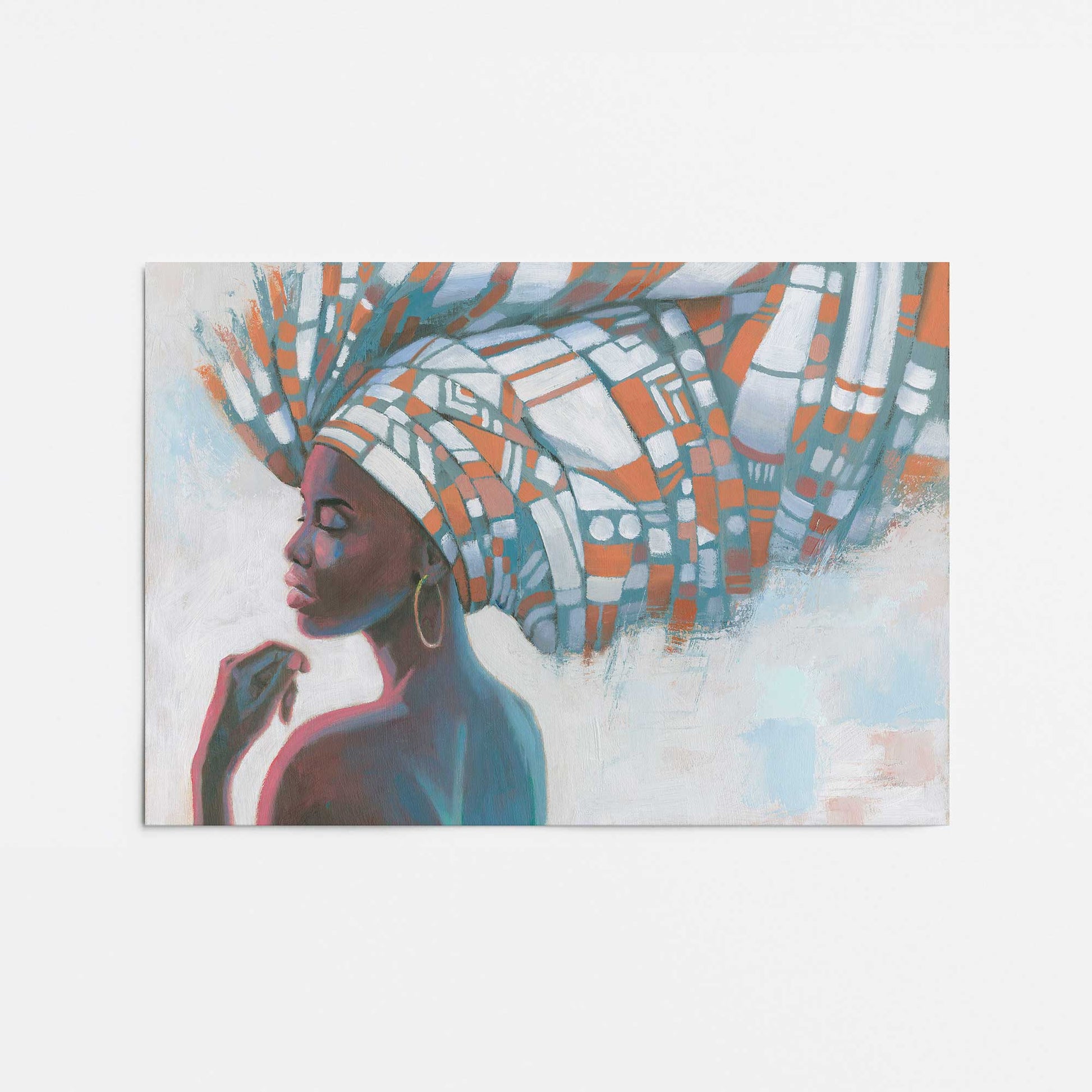 [Color:Rolled Print], Picture of close up of art