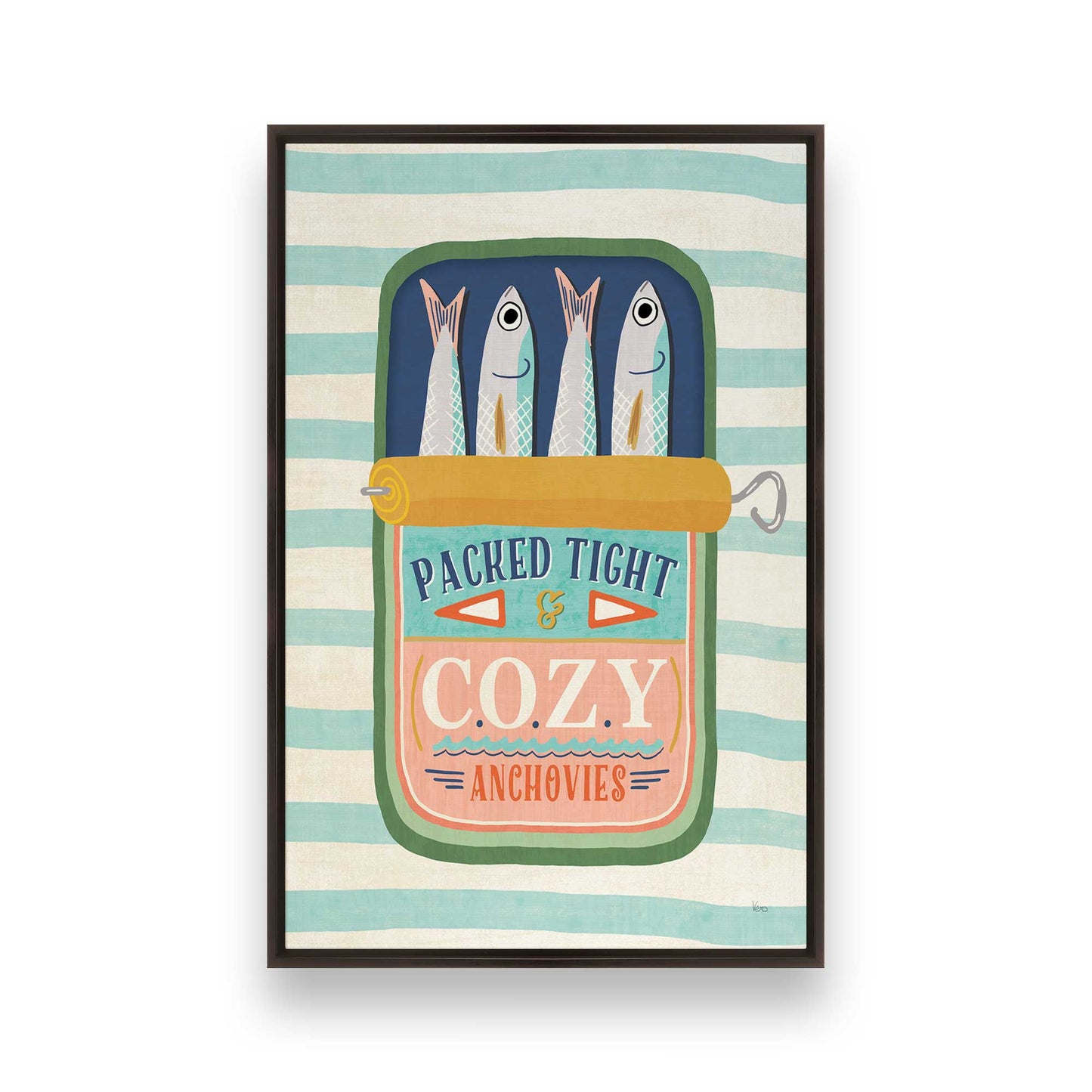 [Color:Espresso], Picture of art in a Espresso frame