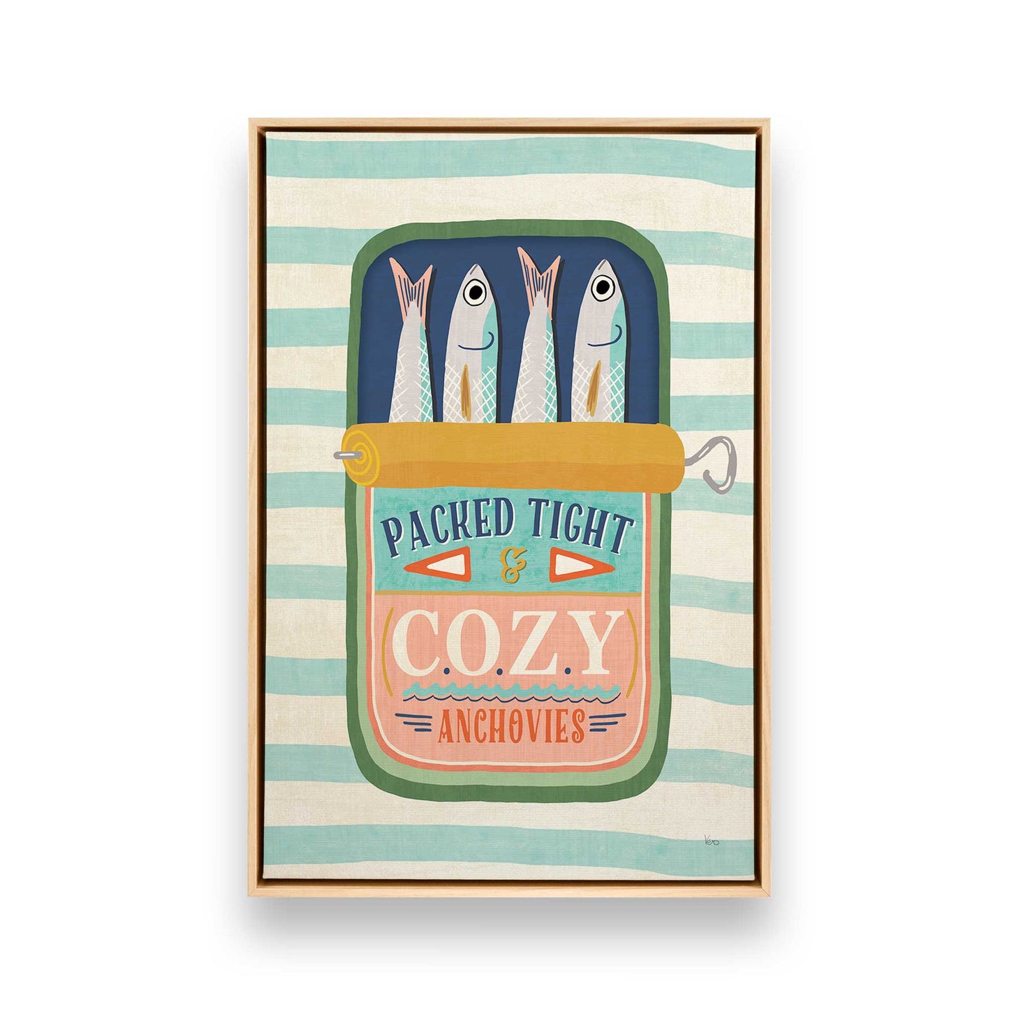 [Color:American Maple], Picture of art in a American Maple frame