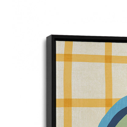 [Color:Satin Black], Picture of art in a Satin Black frame at an angle