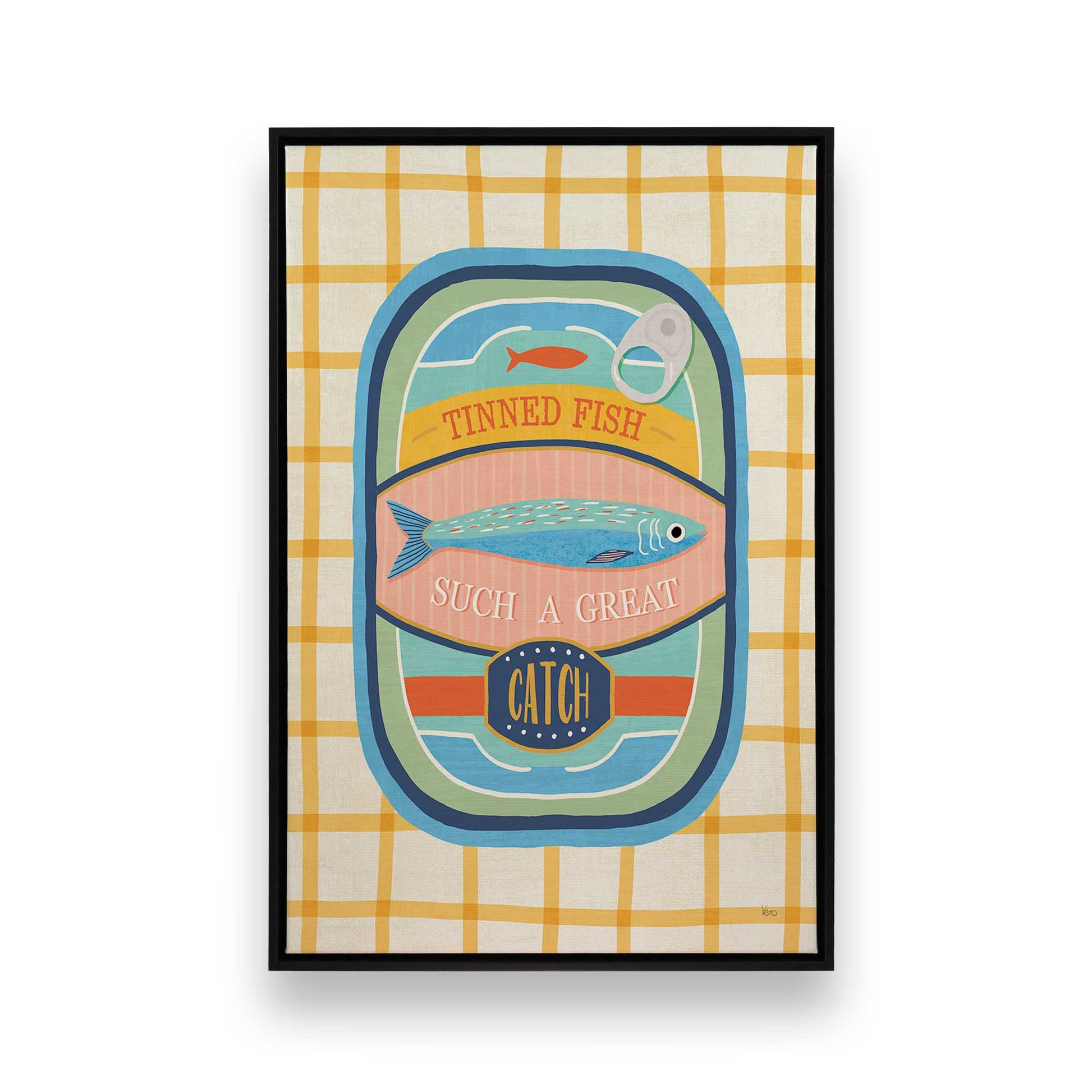 [Color:Satin Black], Picture of art in a Satin Black frame