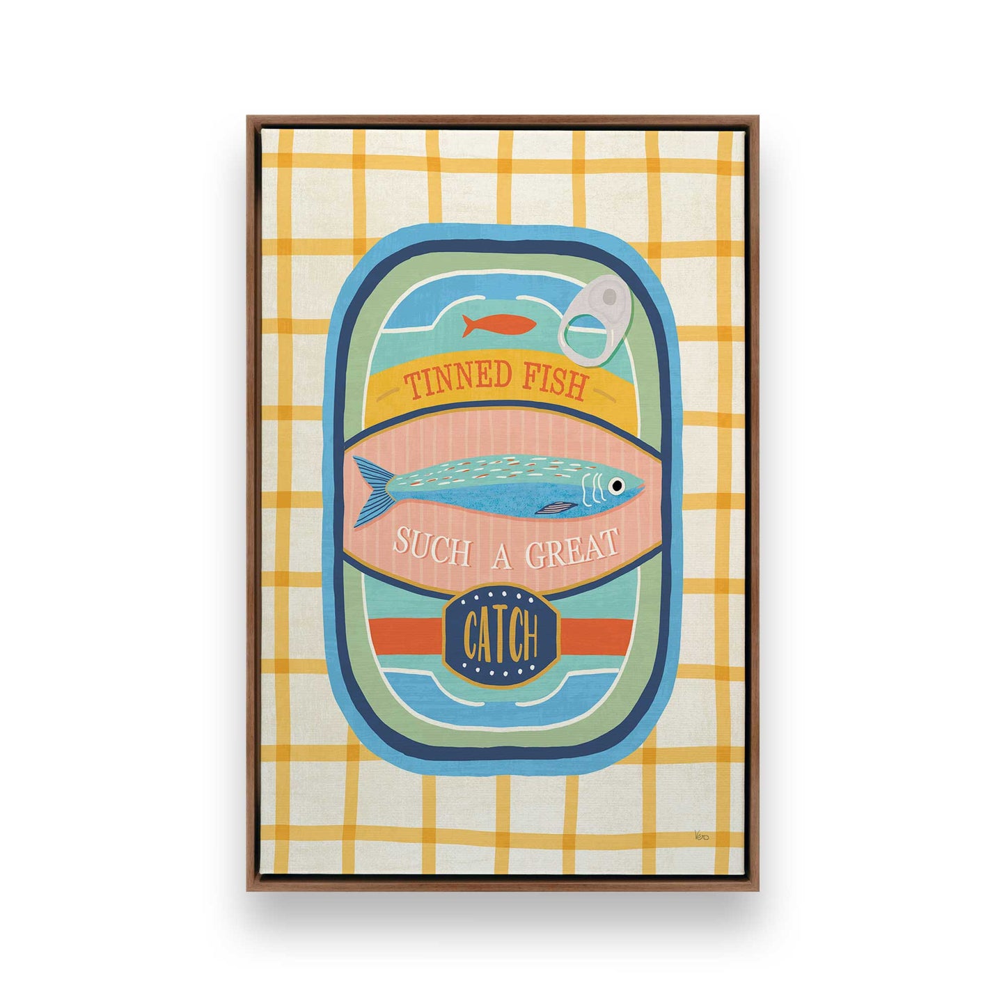 [Color:Walnut], Picture of art in a Walnut frame