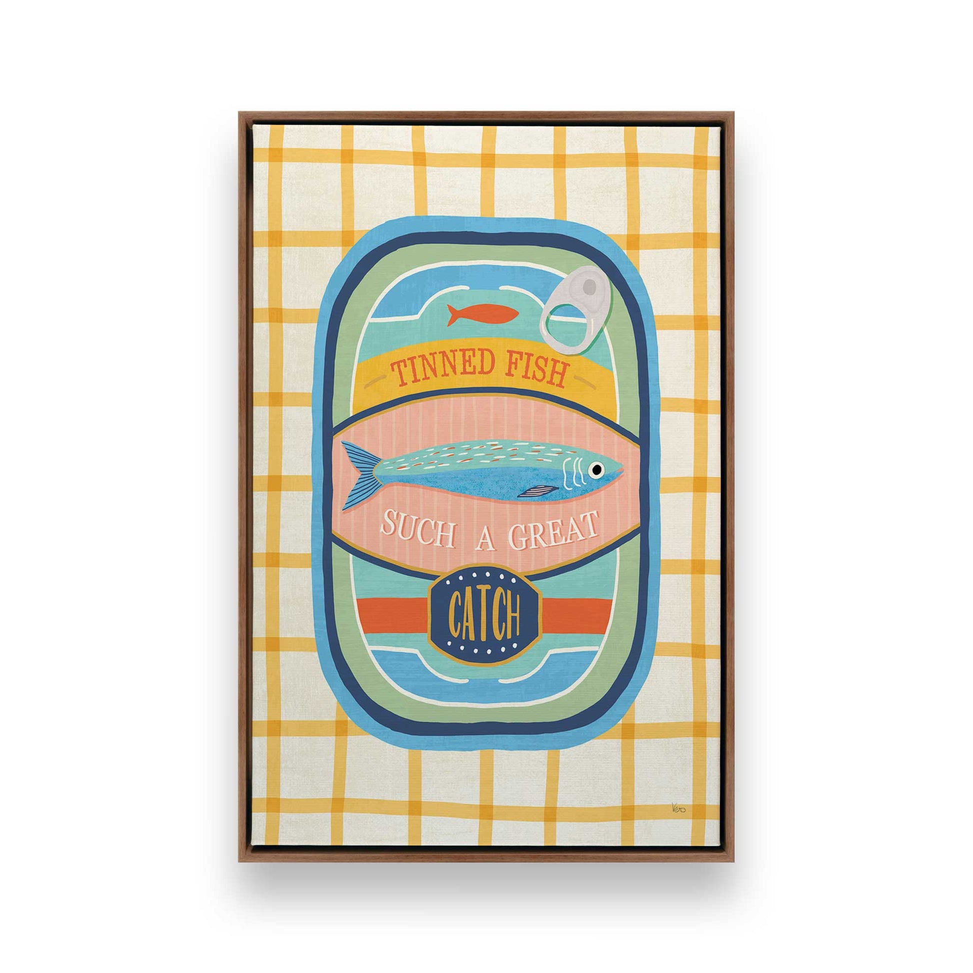 [Color:Walnut], Picture of art in a Walnut frame