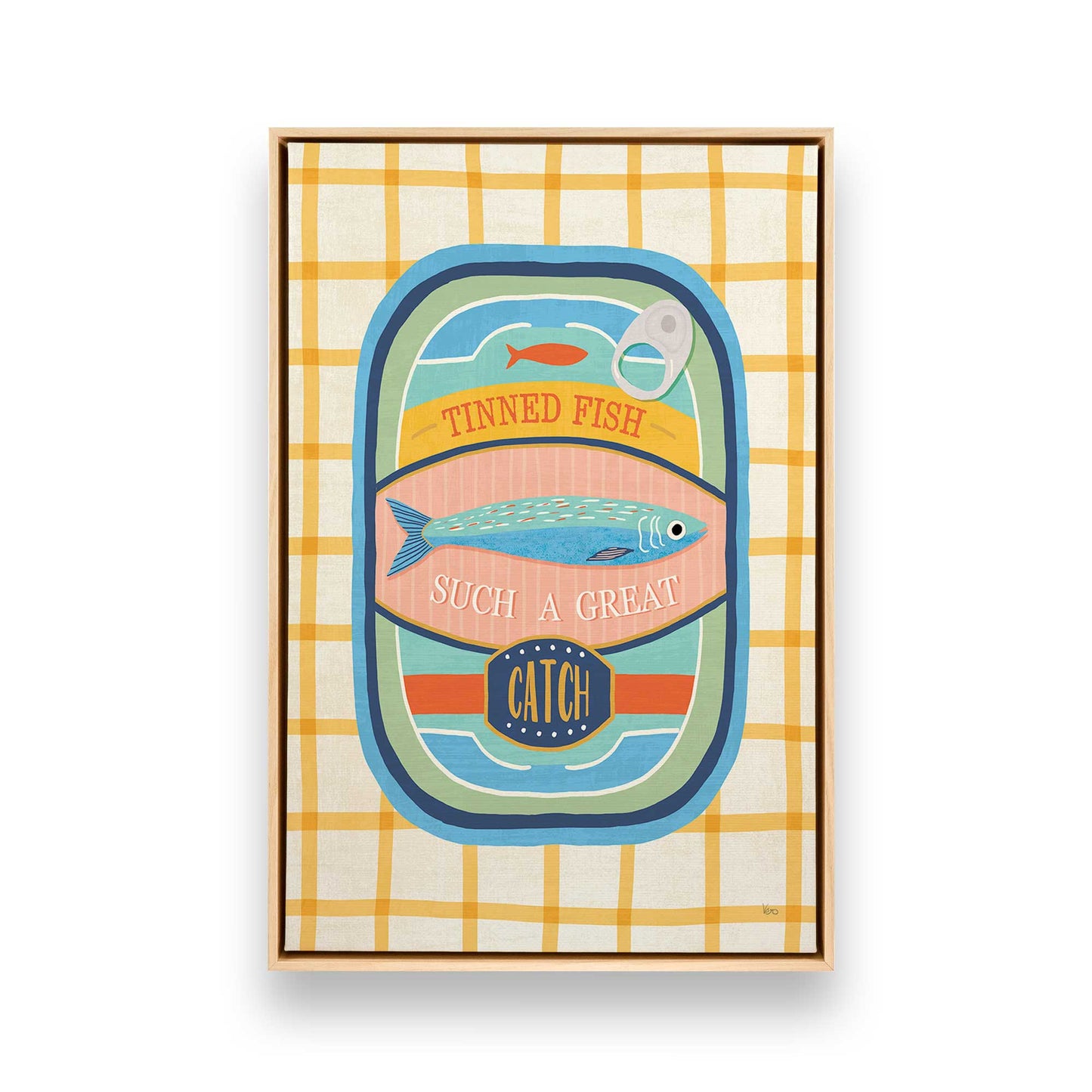 [Color:American Maple], Picture of art in a American Maple frame