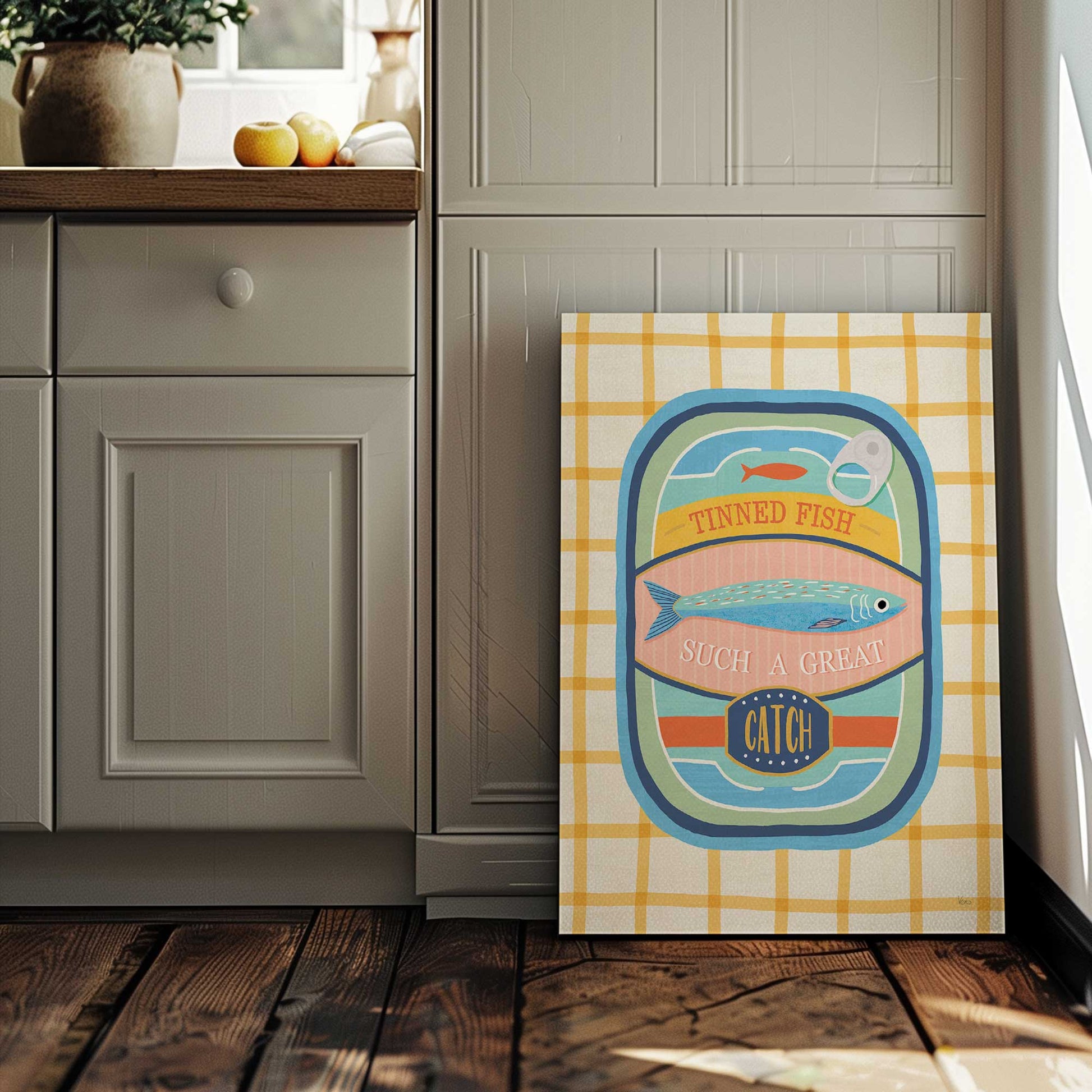 Picture of art in a room