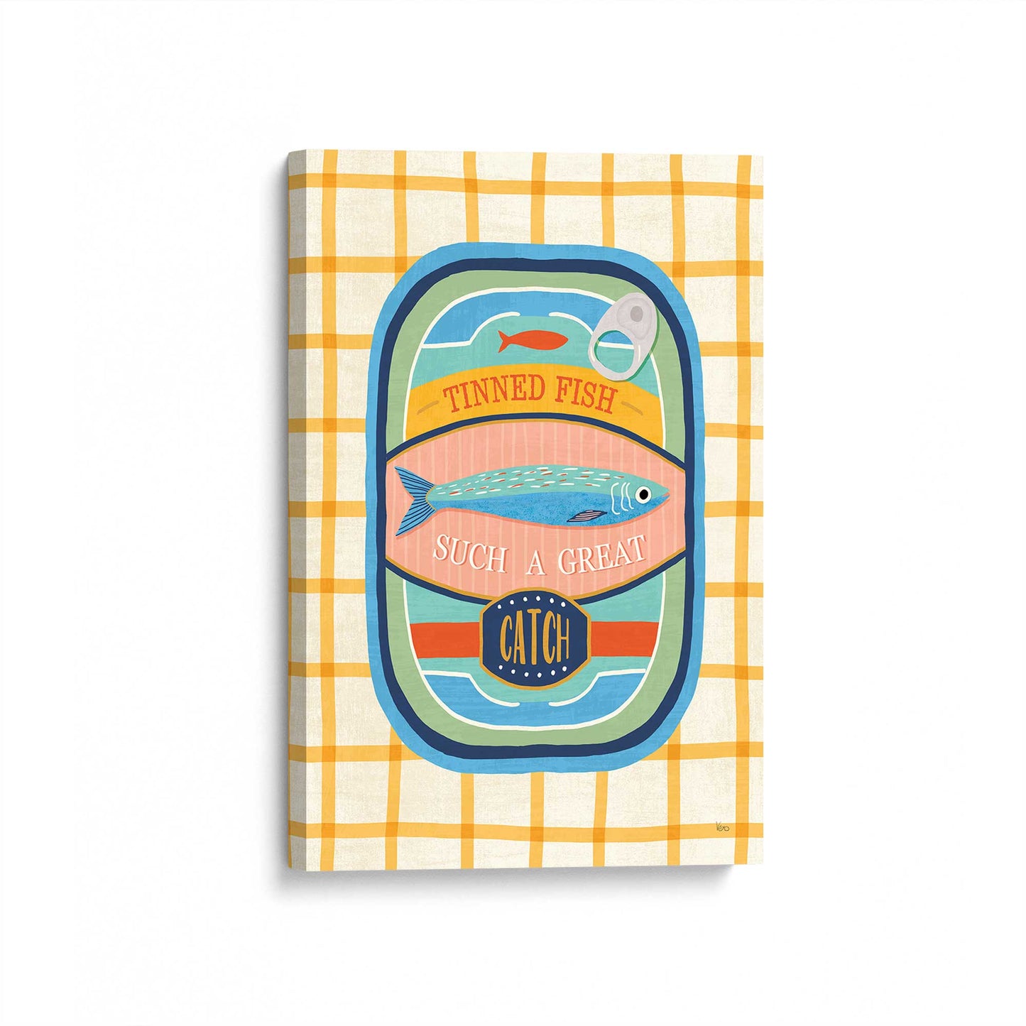 [Color:Stretched Canvas], Picture of art at an angle