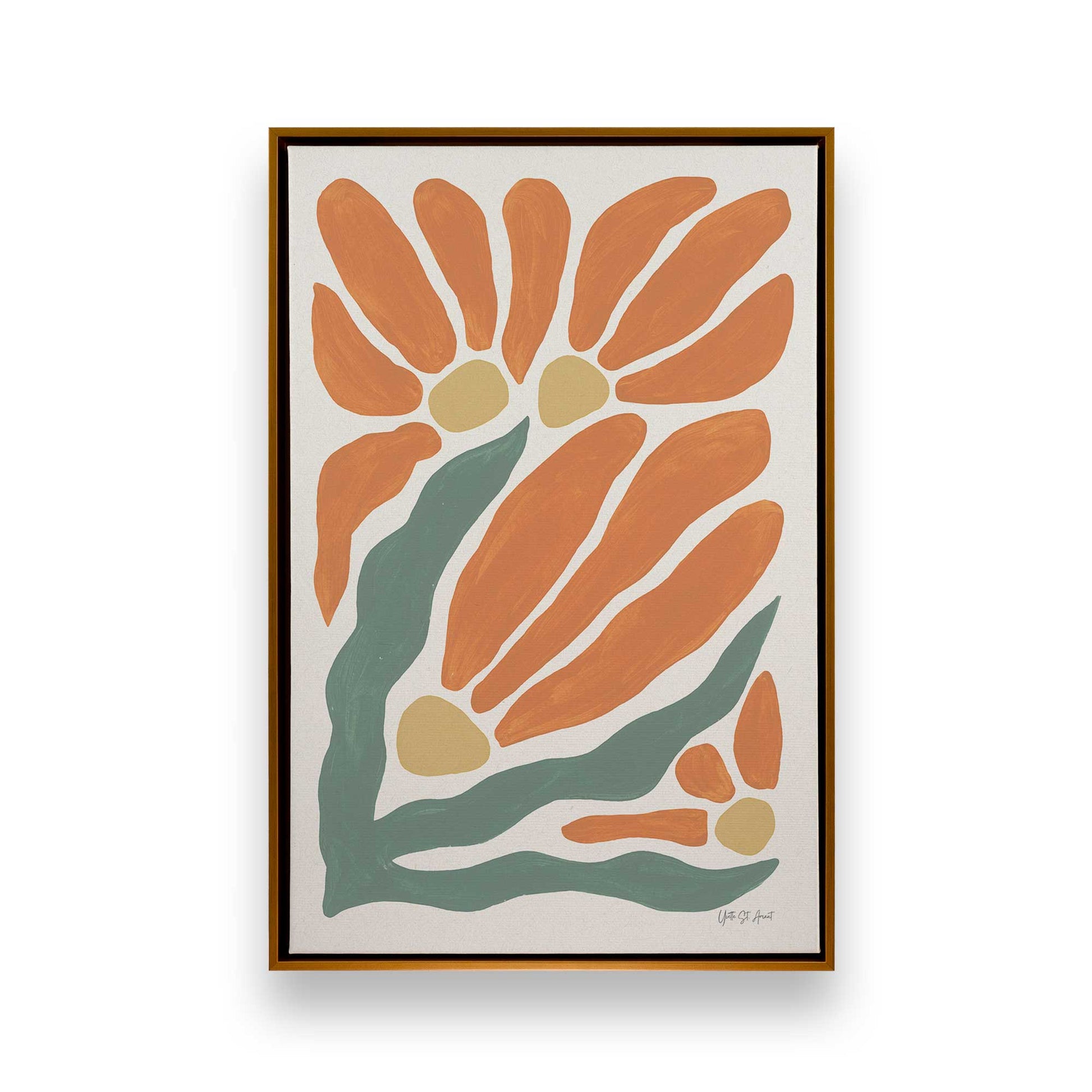 [Color:Polished Gold], Picture of art in a Polished Gold frame