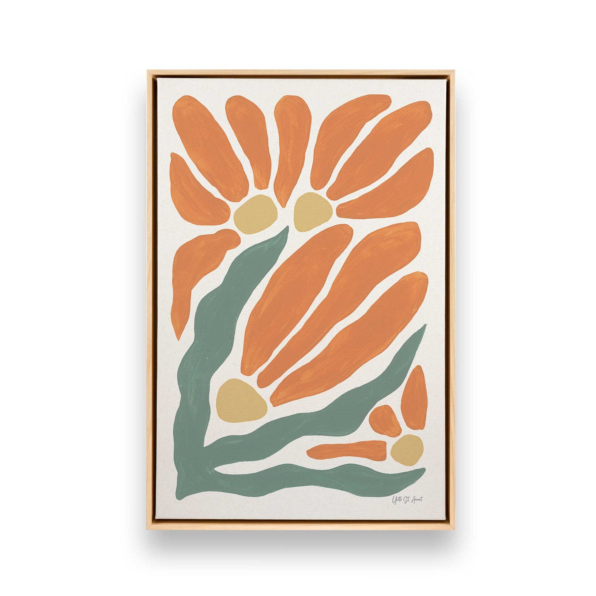 [Color:American Maple], Picture of art in a American Maple frame