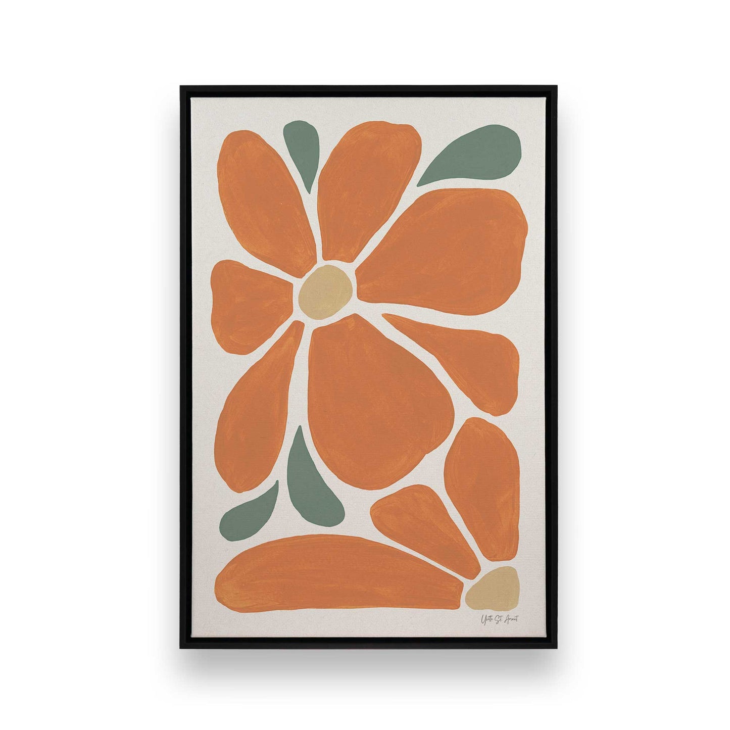 [Color:Satin Black], Picture of art in a Satin Black frame